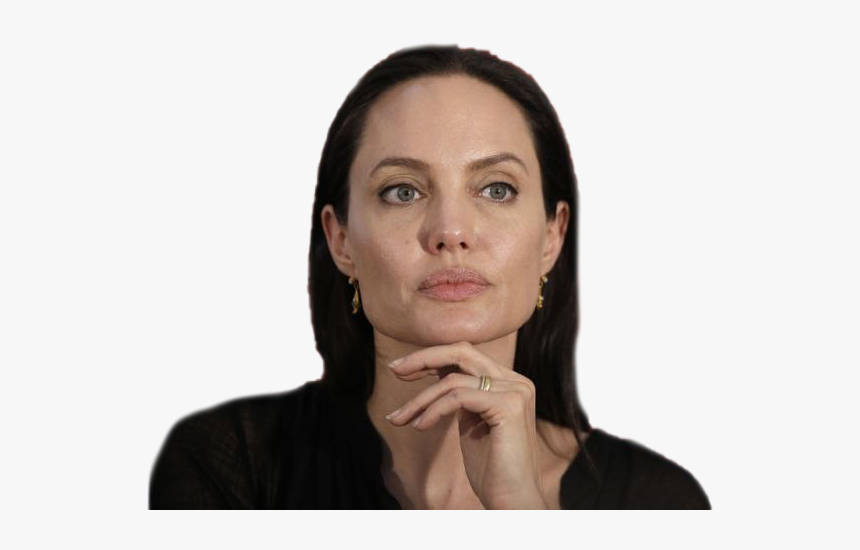 Angelina Jolie Png Image File - Celebrities With Masculine Faces, Transparent Png