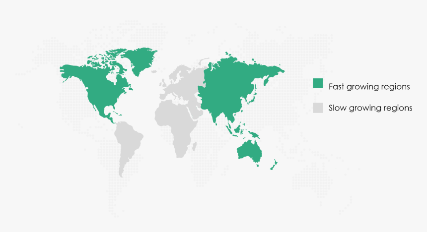 Music Production Software Market Share By Geography - Drone Logistics And Transportation Market, HD Png Download