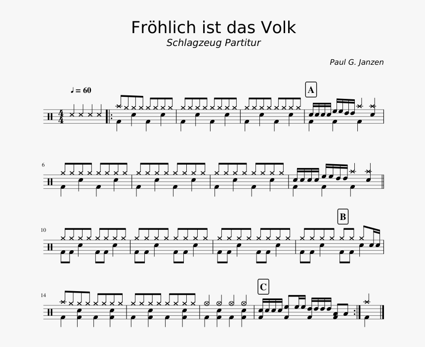 Fröhlich Fröhlich Ist Das Volk, HD Png Download