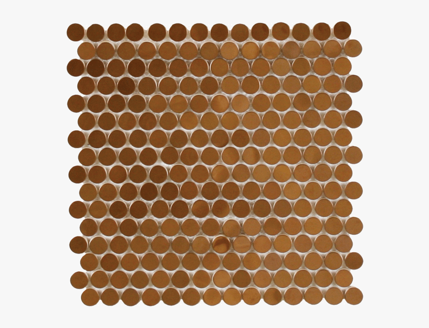 Brown Penny Round Tiles, HD Png Download
