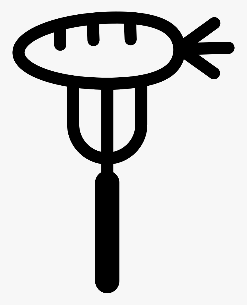 Baby Carrot On A Fork - Icoon Voeding, HD Png Download