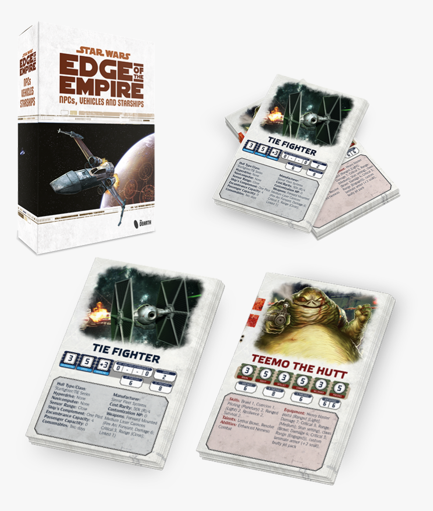Template Box Promo2x6ucj - Edge Of The Empire Vehicle Cards, HD Png Download