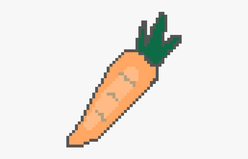 Pixel Art Carrot Transparent, HD Png Download