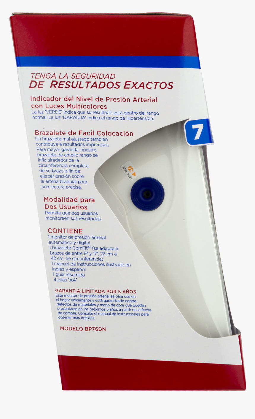 Omron 7 Series Upper Arm Blood Pressure Monitor With - Plastic, HD Png Download