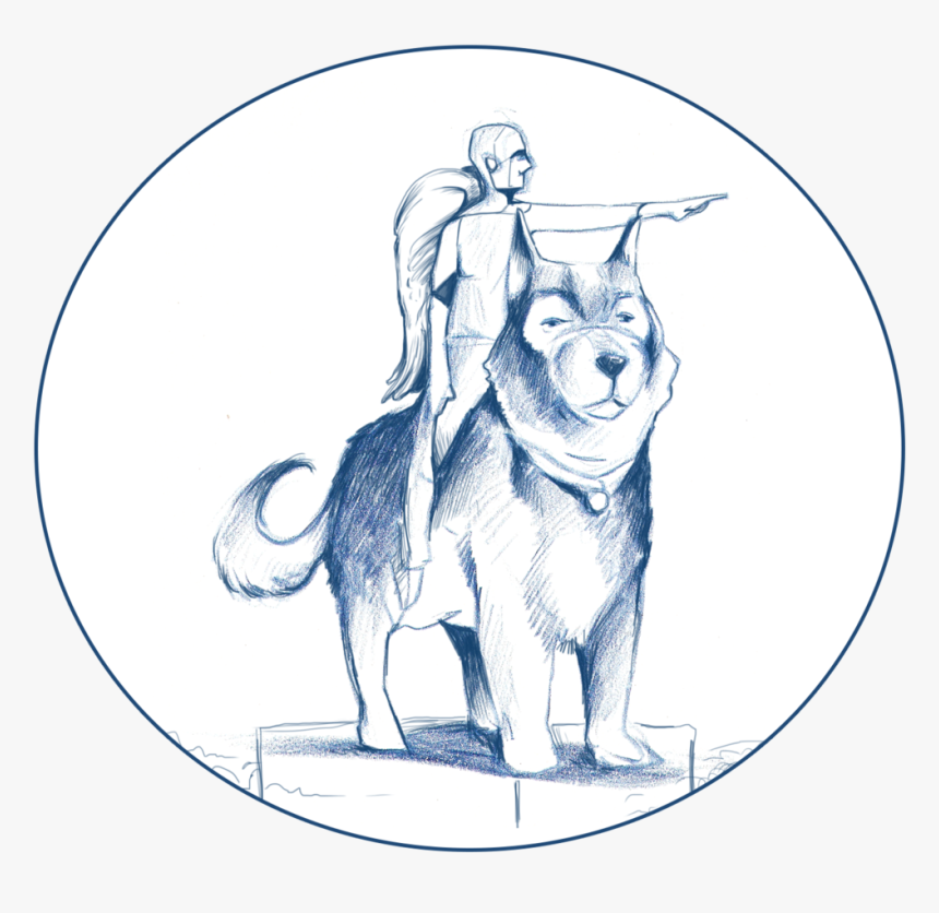 Man On Dog, HD Png Download