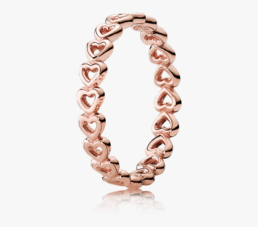 Anelli Pandora Cuore Rosa, HD Png Download