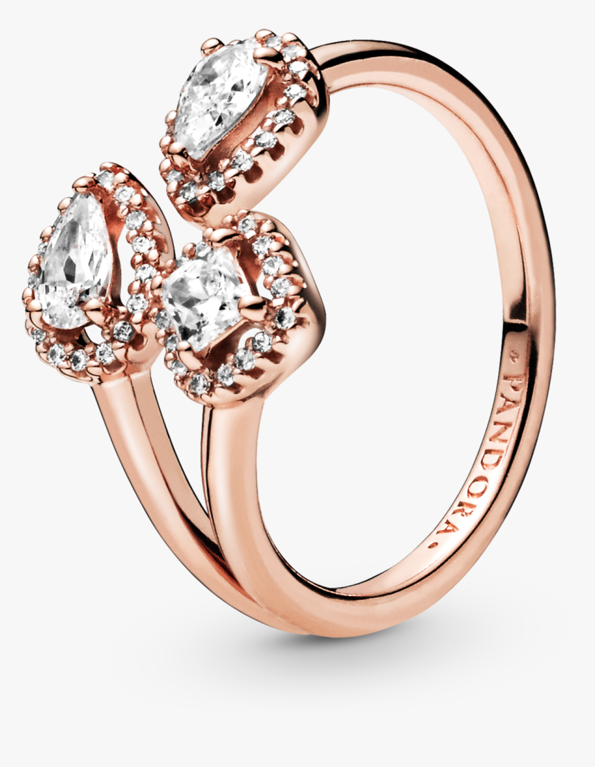 Pandora - Title - Tag - Geometric Shapes Open Ring, HD Png Download