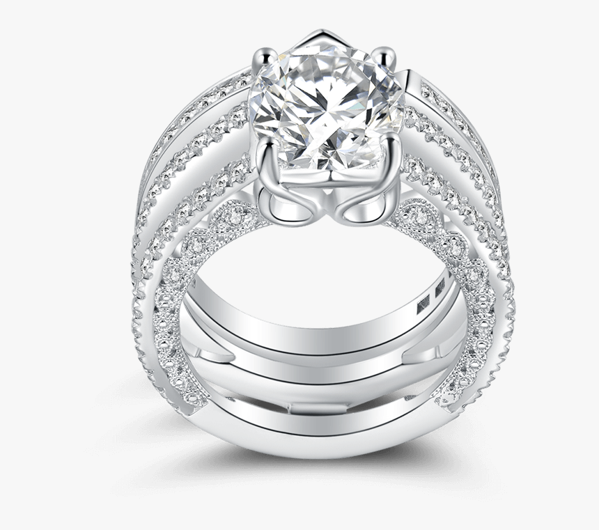 Being With You Wedding Ring Set - Pre-engagement Ring, HD Png Download