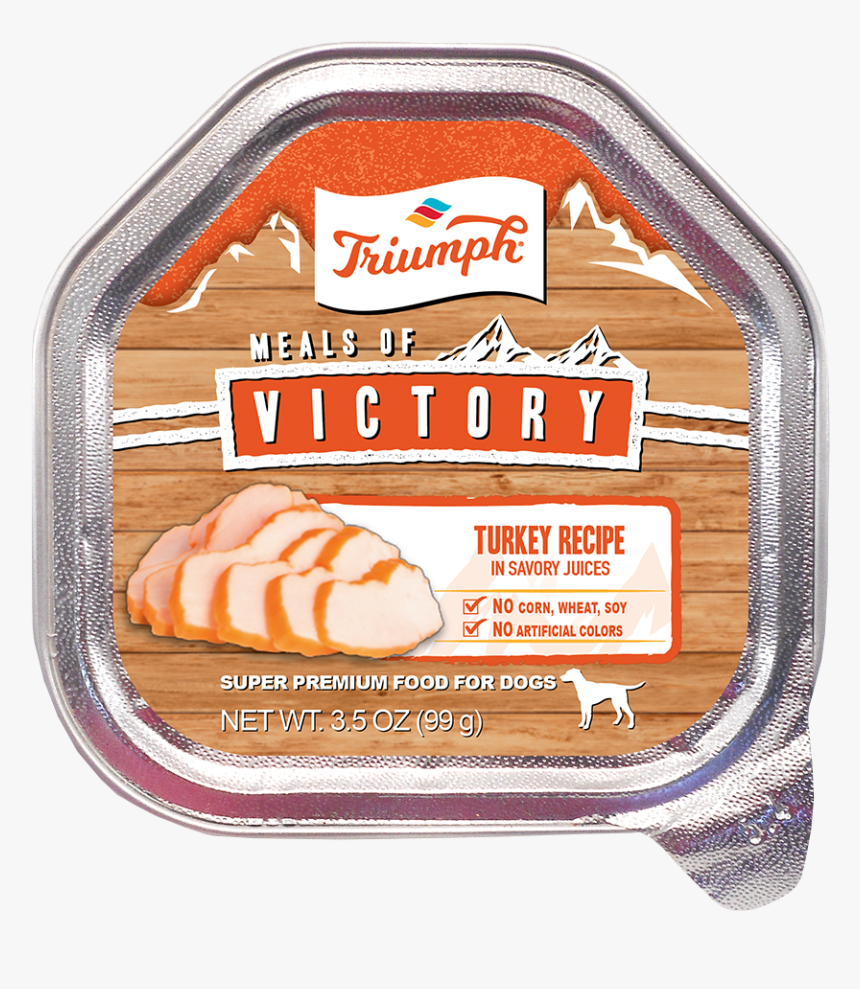 Meals Of Victory Turkey Recipe Wet Dog Food Cups - Dog Food, HD Png Download