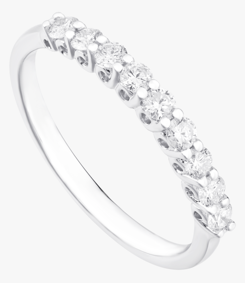 Dainty Half Eternity Diamond Ring - Bangle, HD Png Download