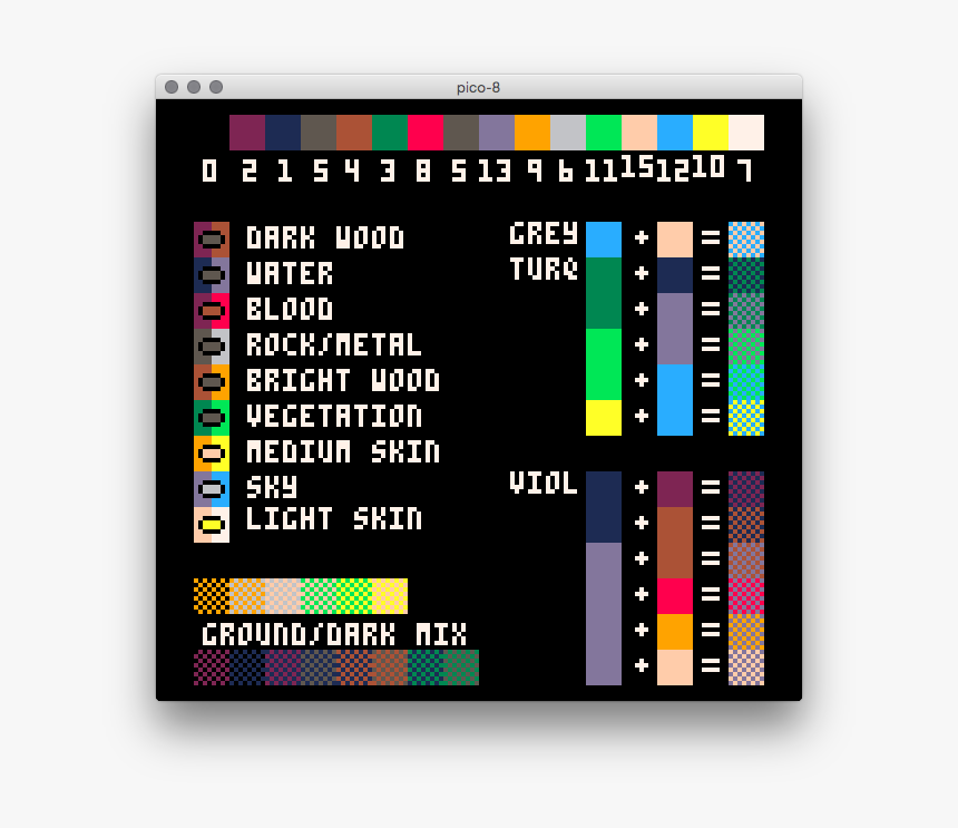 Pico 8 Extended Palette, HD Png Download