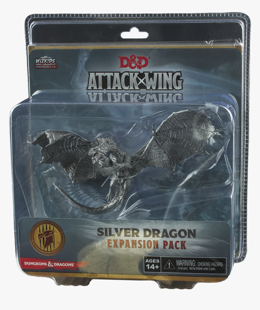 Dungeons And Dragons - D&d Attack Wing Silver Dragon Expansion Set, HD Png Download