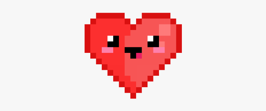 Broken Heart Pixel Png, Transparent Png