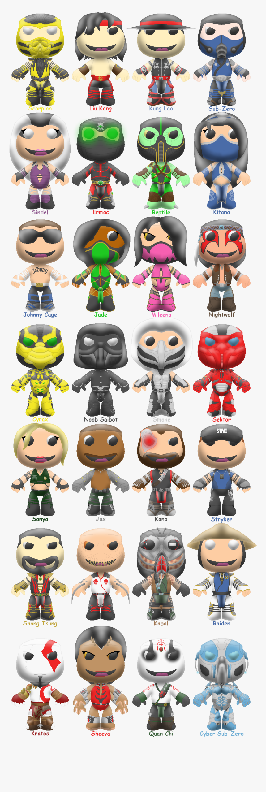 Sackboy Mortal Kombat, HD Png Download
