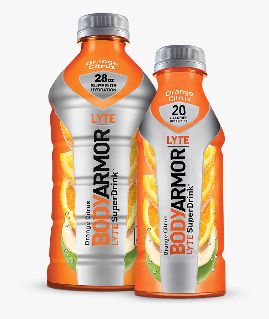 28oz 16oz Orangecitruslyte Rgb - Body Armor Lyte Peach Mango, HD Png Download
