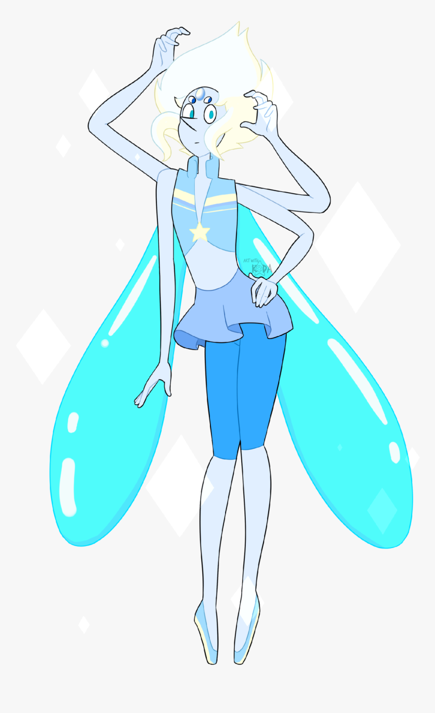 Meet Moonstone
my Fan Fusion Of Pearl & Lapis 
feel - Art With Koda Moonstone, HD Png Download