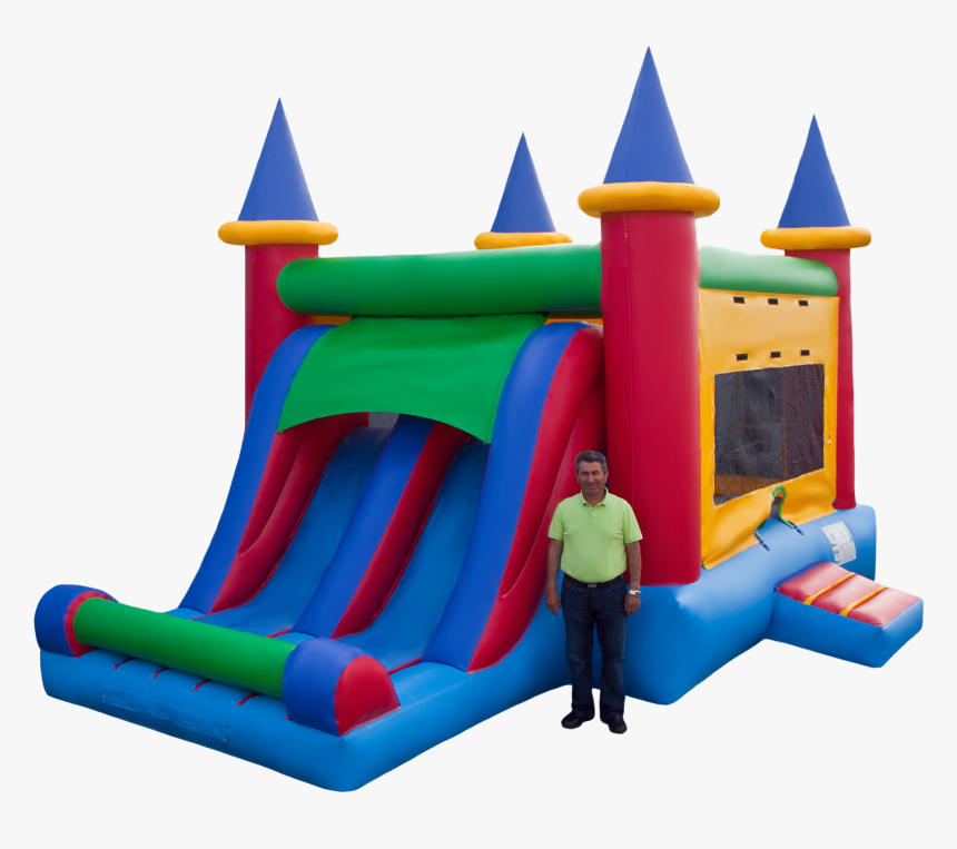 Slider Image - Bounce House With Slide, HD Png Download