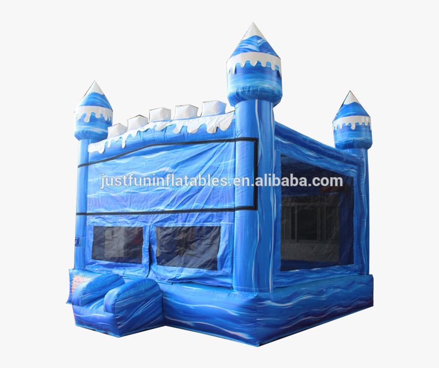 Commercial Material Blue Inflatable Bounce House - Inflatable, HD Png