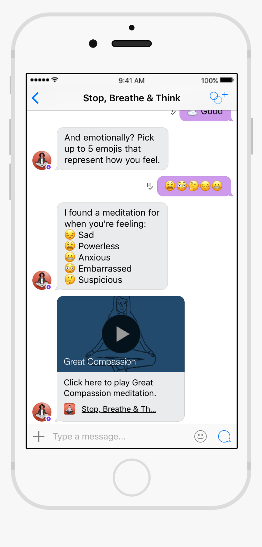 Stop Breathe Think Help Bot On Kik - Bot On Kik That Helped You With Problems, HD Png Download