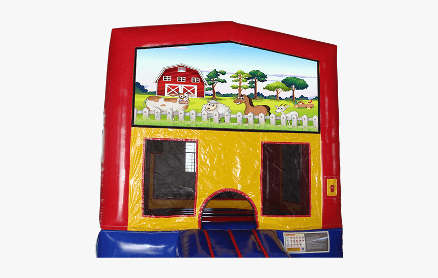 Farm Bounce House For Rent - Inflatable, HD Png Download
