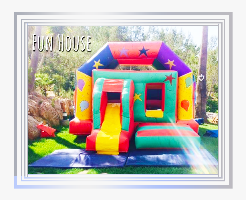 The Colourful Fun House - Pool Party Jumping Castle, HD Png Download