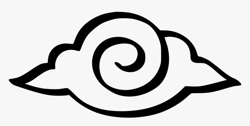 Cloud Chinese - Chinese Cloud Black Png, Transparent Png