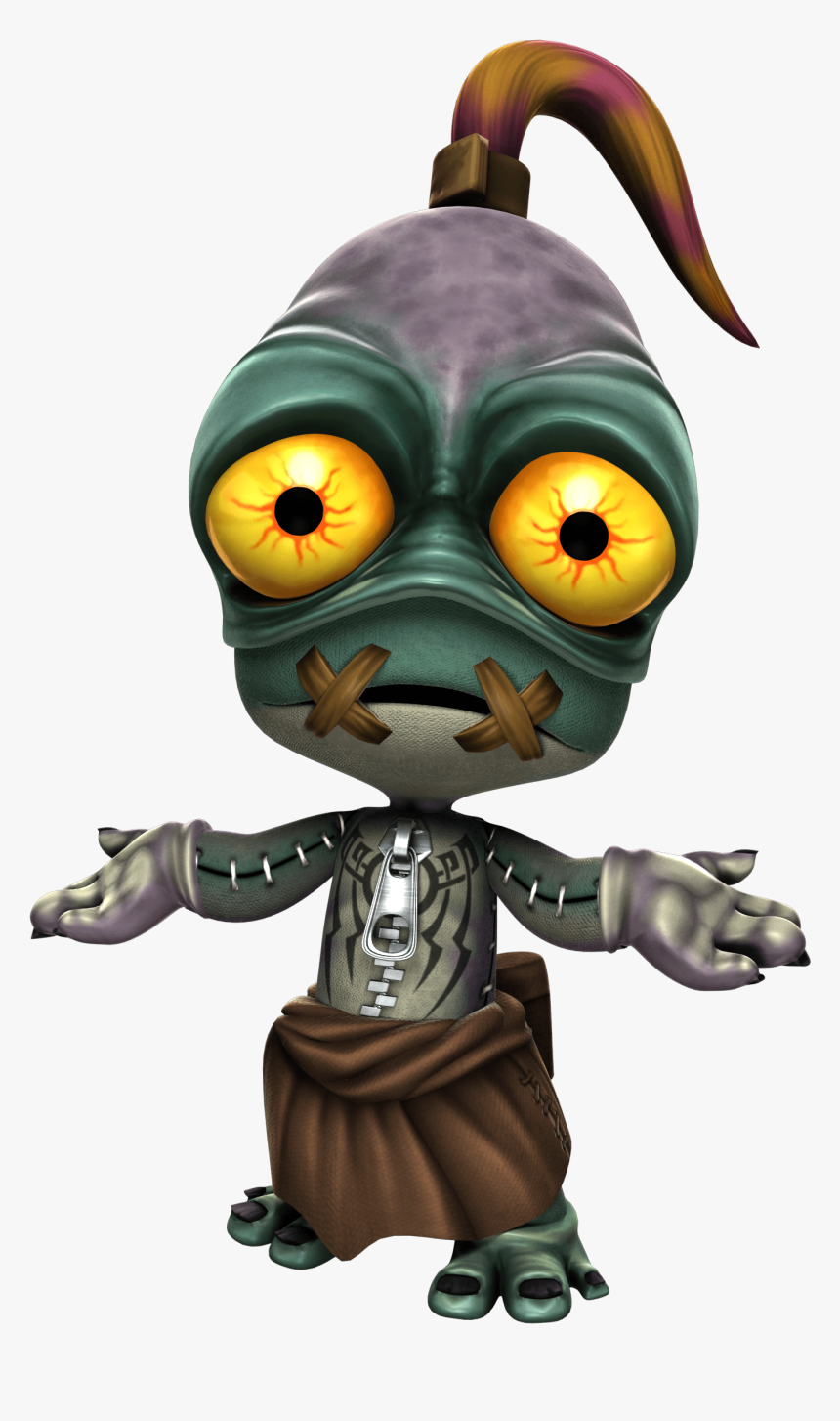 Sackboy Dressed As Abe From Oddworld - Oddworld Abe, HD Png Download