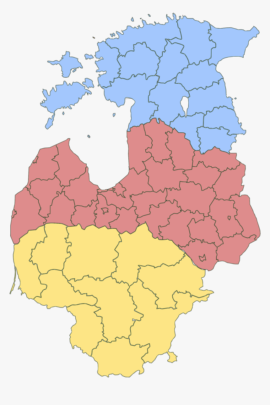 Baltic States Administrative Subdivisions 
src Https - Baltic States Png, Transparent Png