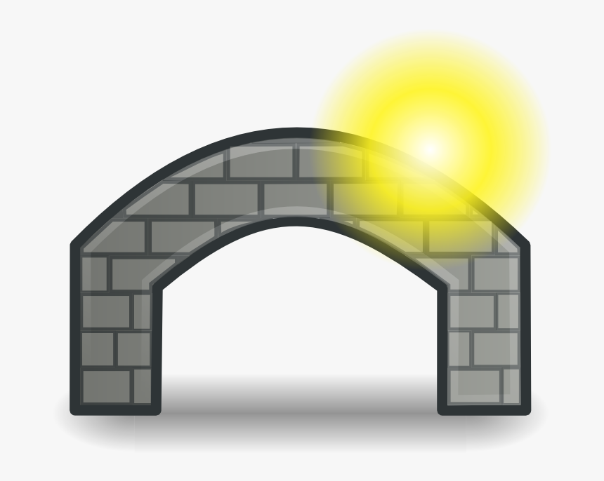 Stone - Arch Bridge Clipart, HD Png Download