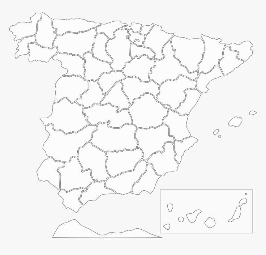 Spain Provinces Vector, HD Png Download