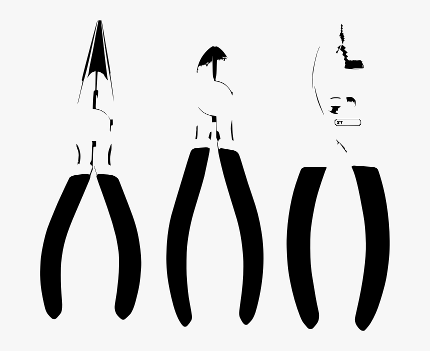 Clip Is A Brick Clipart Icon Png - Alicate De Bico Vetor, Transparent Png