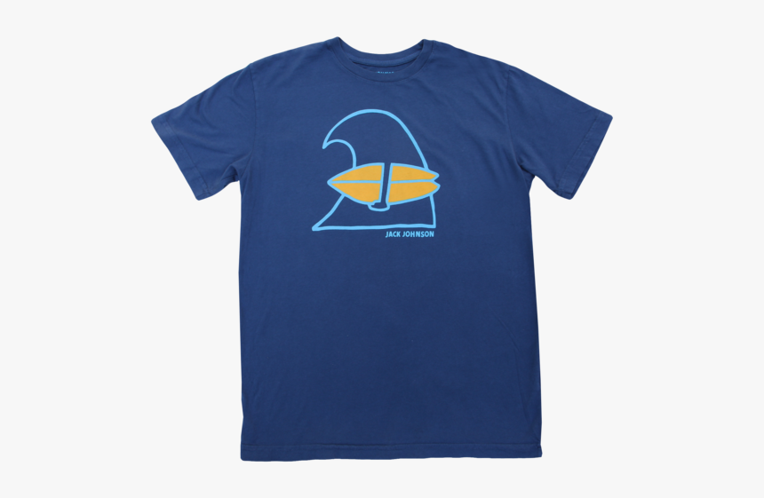 Unisex Navy Wave Tee - Jack Johnson Blue Shirt, HD Png Download
