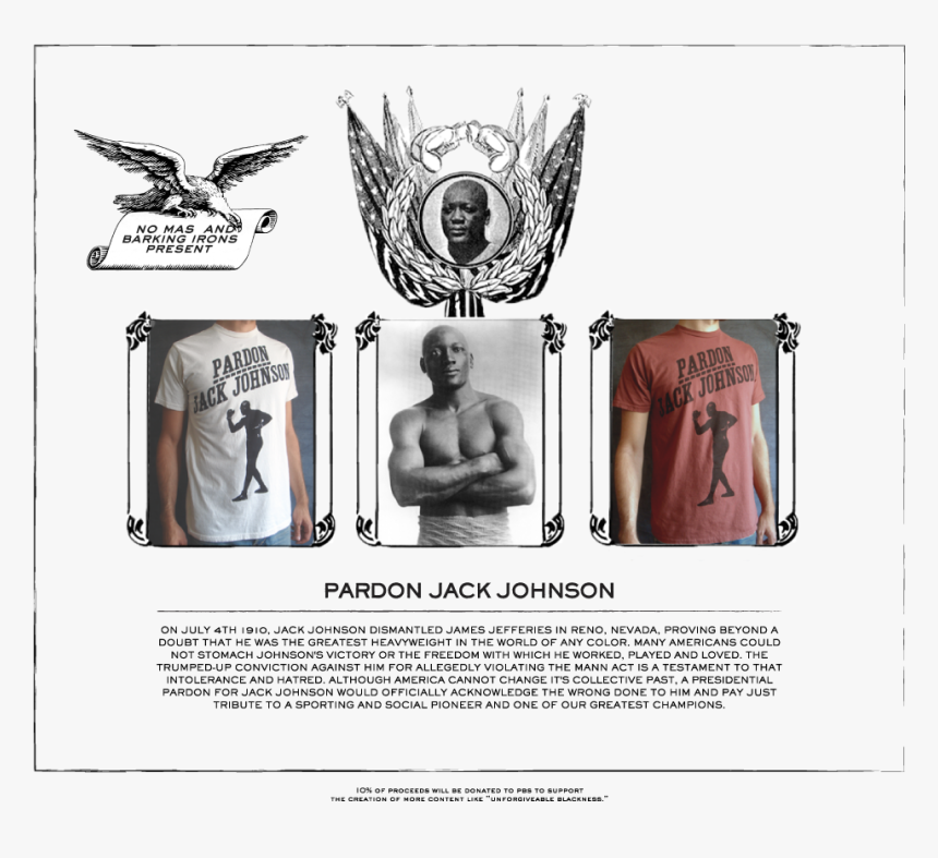 Pardon Jack Johnson - Jack Johnson Boxer, HD Png Download