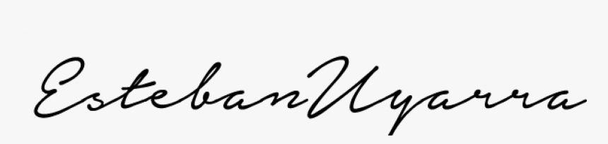 Estebanuyarra - Com - Firma Del Nombre Esteban, HD Png Download
