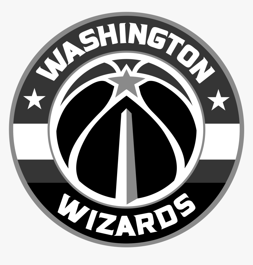 Washington Wizards Logo Black And White - Washington Wizards Logo, HD Png Download