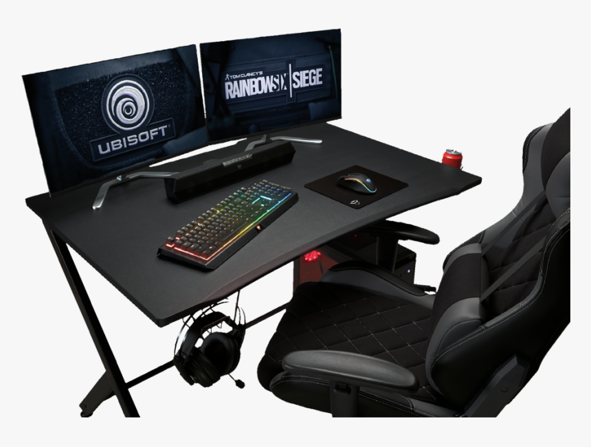 Gxt 711 Dominus Gaming Desk - Trust Dominus Gxt 711, HD Png Download