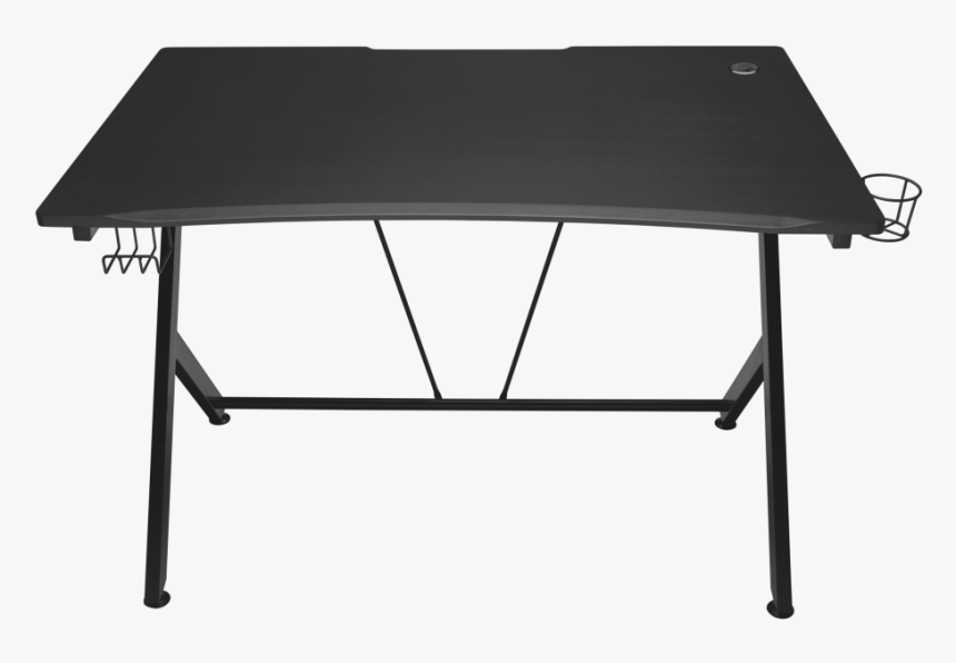 Gxt 711 Dominus Gaming Desk - Arozzi Arena Leggero Compact Gaming Desk Black, HD Png Download