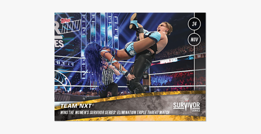 Team Nxt® Wins The Women S Survivor Series® Elimination - Rhea Ripley Vs Sasha Banks, HD Png Download