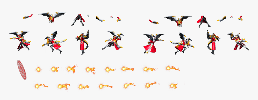 Click For Full Sized Image Kamen Rider Wizard All Dragon - Kamen Rider Wizard Sprite, HD Png Download