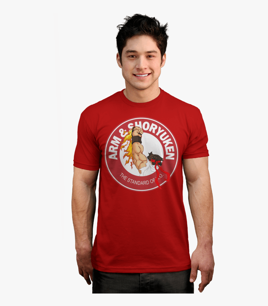 Arm Shoryuken T-shirt - Get Fit With Snoopeh, HD Png Download