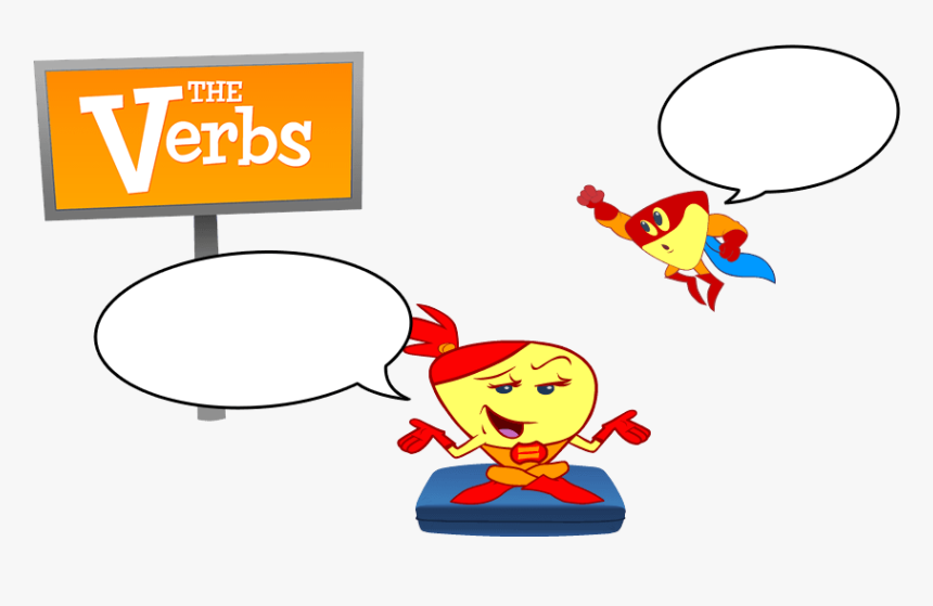 Meet Vinny The Action Verb And Lucy The Linking Verb - Action Verb Grammaropolis, HD Png Download