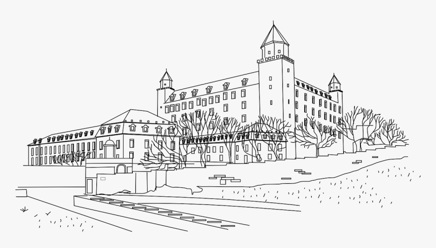 Palace Black And White, HD Png Download