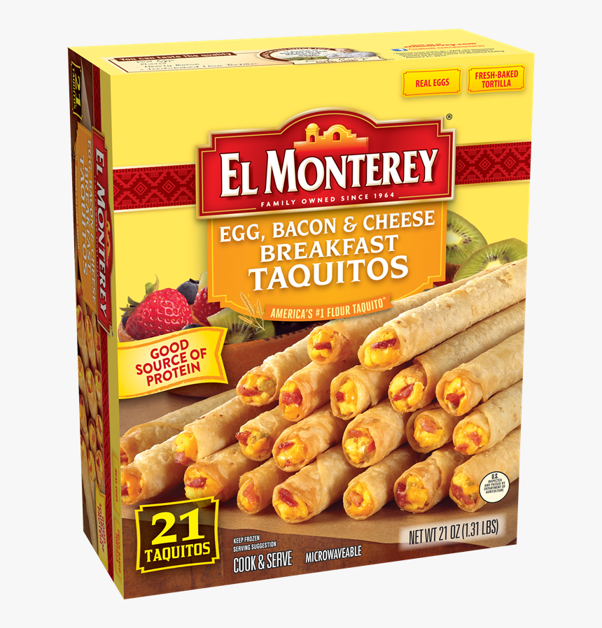 Breakfast Taquitos With Egg, Bacon, & Cheese, HD Png Download