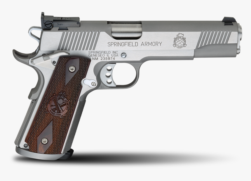 Springfield Armory 1911 Trophy Match Handgun - Springfield Armory 1911 Loaded, HD Png Download