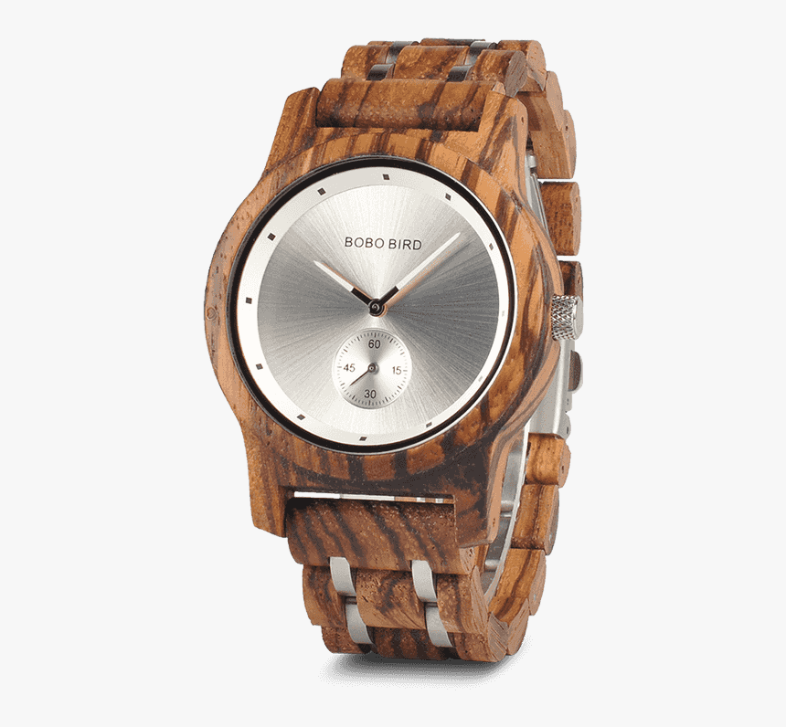 Quartz Wooden Watches - Watch, HD Png Download