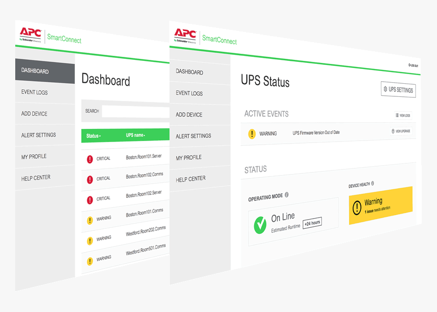 Apc Smart Connect App, HD Png Download