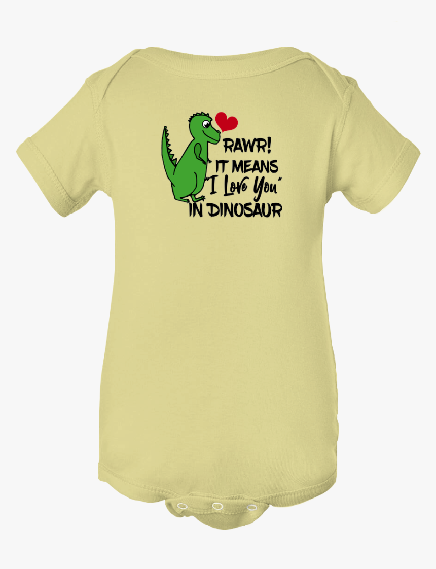Rawr It Means I Love You In Dinosaur - Cute Christmas Baby Onesies, HD Png Download