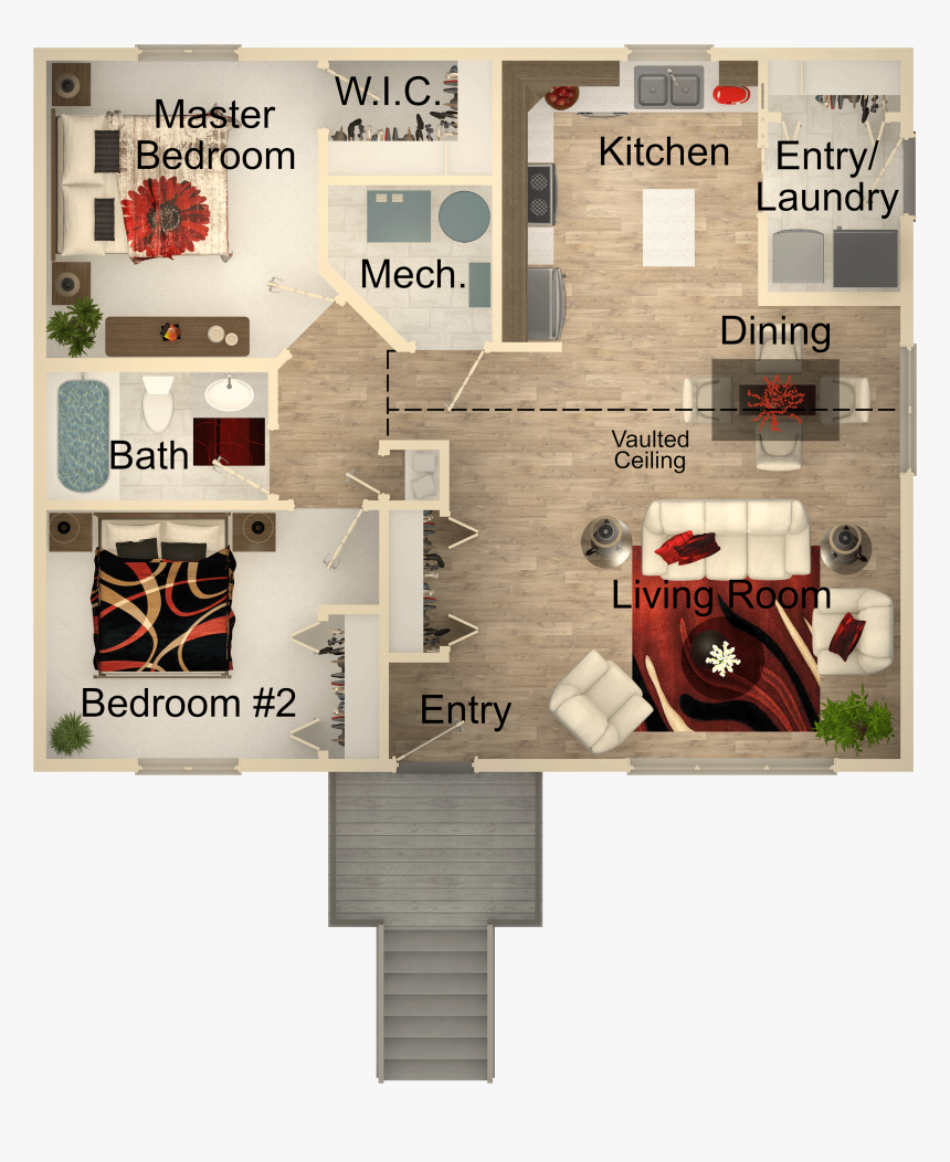 Acacia Plan - Floor Plan, HD Png Download