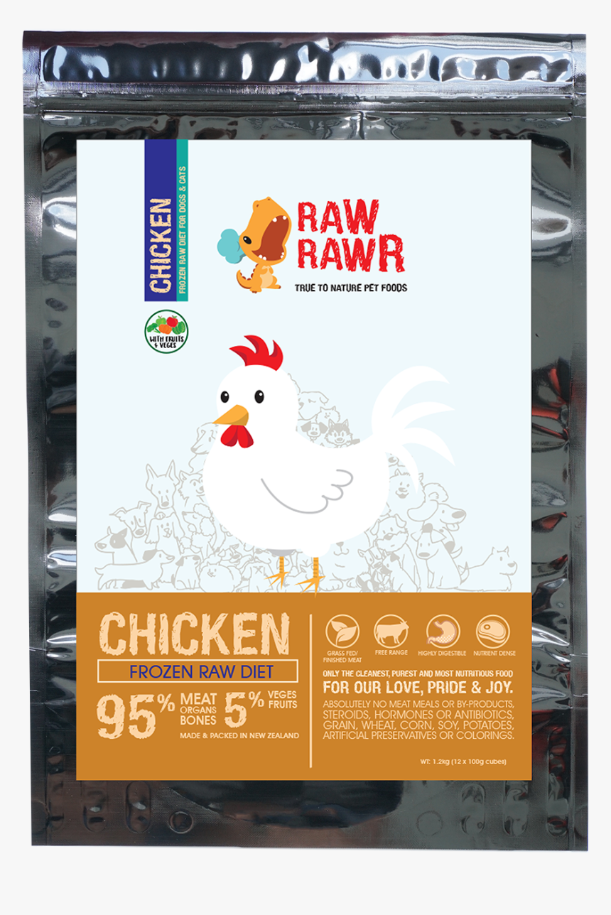 Raw Rawr Frozen Lamb Balanced Diet, HD Png Download