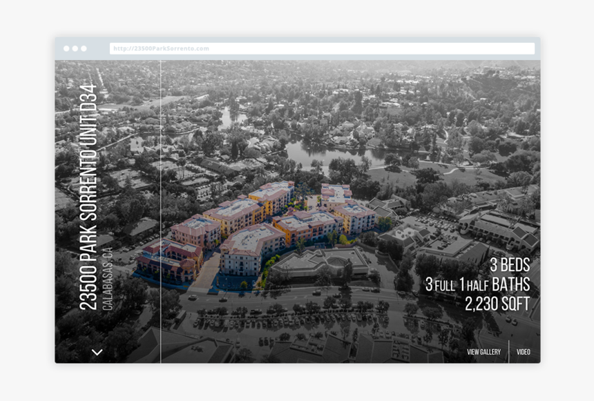 23500parksorrento - Aerial Photography, HD Png Download